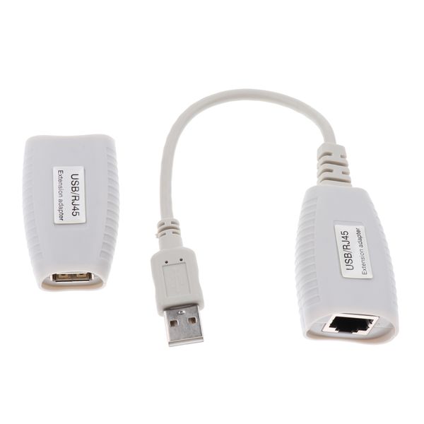 

usb 2.0 to cat5 rj45 cat6 lan extension cable extender adapter