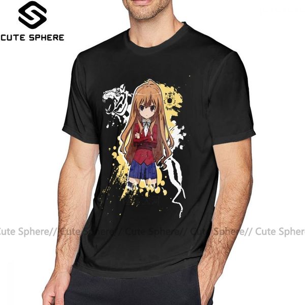 

toradora футболка тайга айсака футболка 100 процентов хлопка моды майка с коротким рукавом graphic mens негабаритные смешной tshirt