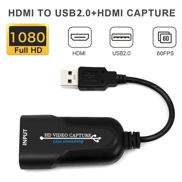 

new hdmi to usb hd 1080p video capture card recording for live broadcasts streaming