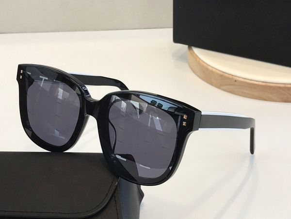 

new 4058 popular brand designer sunglasses fashion cat eye frame sunglasses set with diamonds and rivets design eyewear come with case uv400, White;black