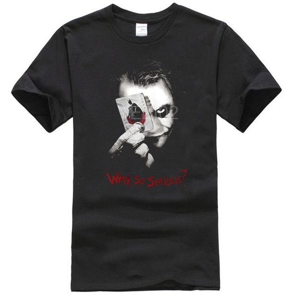 

the dark knight the joker why so serious t-shirt mens s