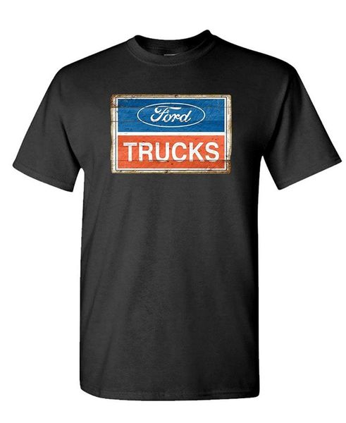 

2020 summer style the goozler - colorful trucks wood look - mens cotton t-shirt tee shirt
