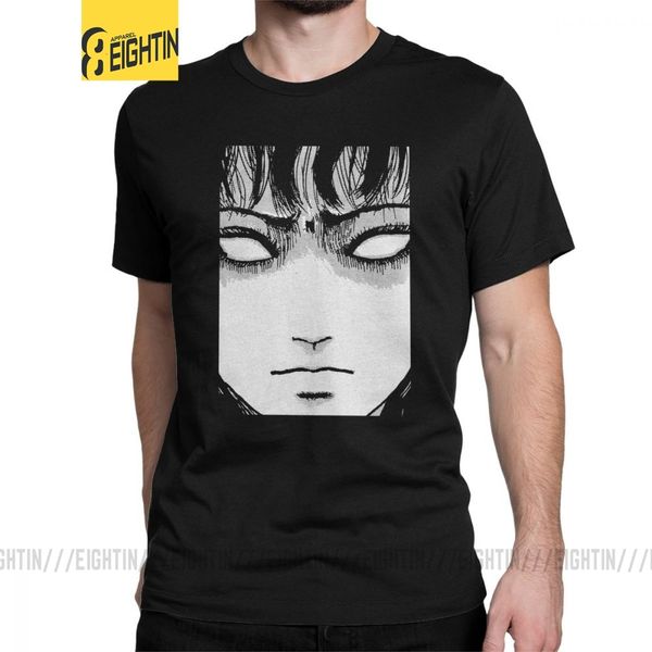 

повседневный junji ито футболки мужчины 100% хлопок футболки tomie японский kago манга horror harajuku с коротким рукавом рубашки tee летние