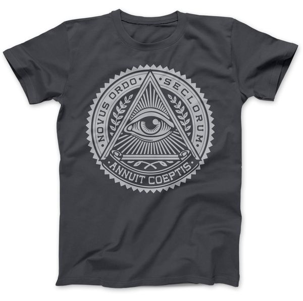 

illuminati eye symbol t-shirt 100% premium cotton annuit coeptis catholic cool xxxtentacion tshirt brand shirts jeans ship