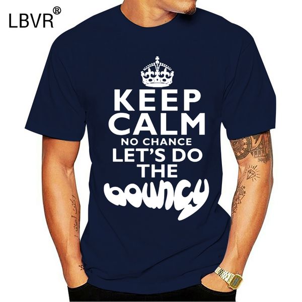 

glasgow rangers t-shirt keep calm the bouncy mens football slogan tshirt gift