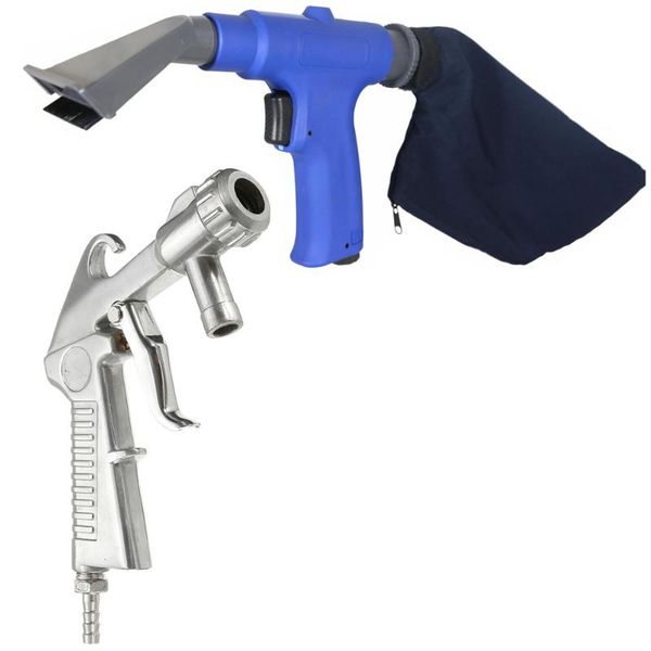 

sandblaster gun spray gun air vacuum blower suction set feed blast abrasive ceramic nozzles tips kit power tools