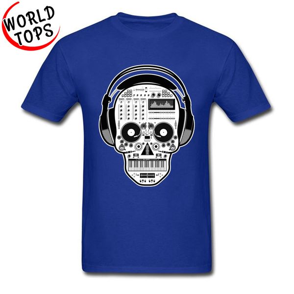 

acid techno dj headset sugar skull футболка мужской punk череп tshirts новой моды живой carnival футболка хлопок o-образный вырез ostern