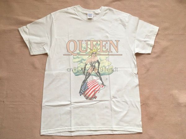 

vintage queen 1980 bohemian rhapsody dominatrix usa concert t-shirt