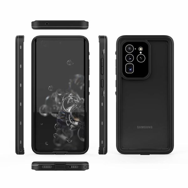 

redpepper waterproof case shockproof dirt-resistant cover for samsung galaxy s20 plus s20 ultra note 10 pro ip68 swimming surfing 50pcs/lot