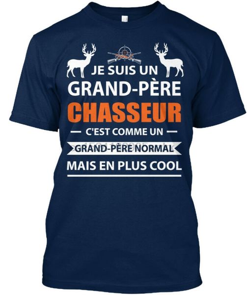 

one of a kind grand pere chasseur je suis un grand-pere cest t-shirt elegant
