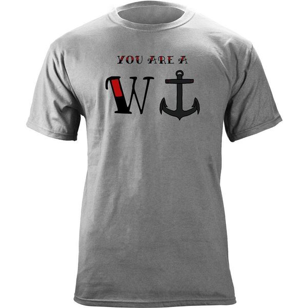 

2019 new brand funny you are a wanker tattoo flash t-tee shirt tee shirt