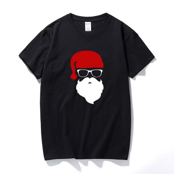 

2018 summer brand santa father christmas festive custom funny t shirt men cotton short sleeve t-shirt homme tees