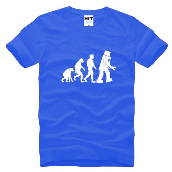 

the big bang theory t shirt robot evolution printed sheldon funny t-shirt 2016 mens men cotton tee camisetas hombre