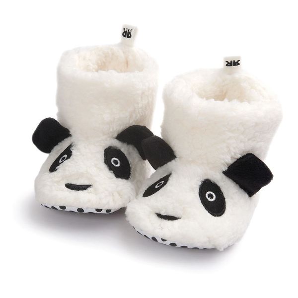 

новорожденные зимние животных стиль детские для девочек для мальчиков boots шпаргалка обувь soft первых ходунки малышей руно супер keep warm