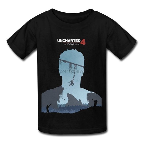 

losnger малыша uncharted 4 вор конец мужская футболка