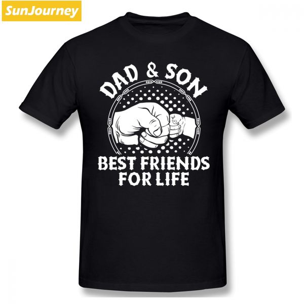 

dad and son friends for life men t shirt dropshipping lovers 4xl 5xl 6xl cotton custom short sleeve t shirts