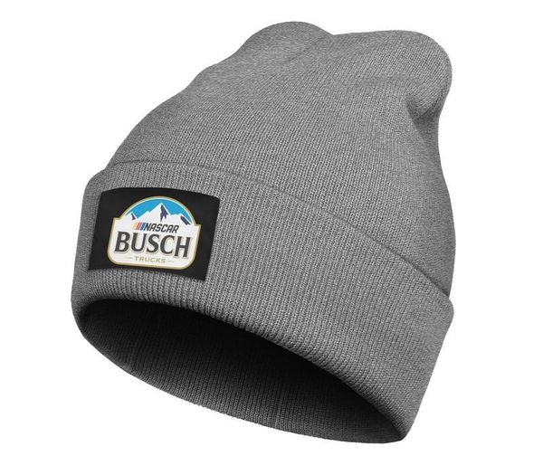 

fashion busch light logo winter warm beanie hats classic beer logo, Blue;gray