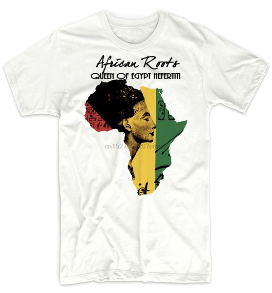 

africa t-shirt african map black history rastafari reggae cotton nefertiti
