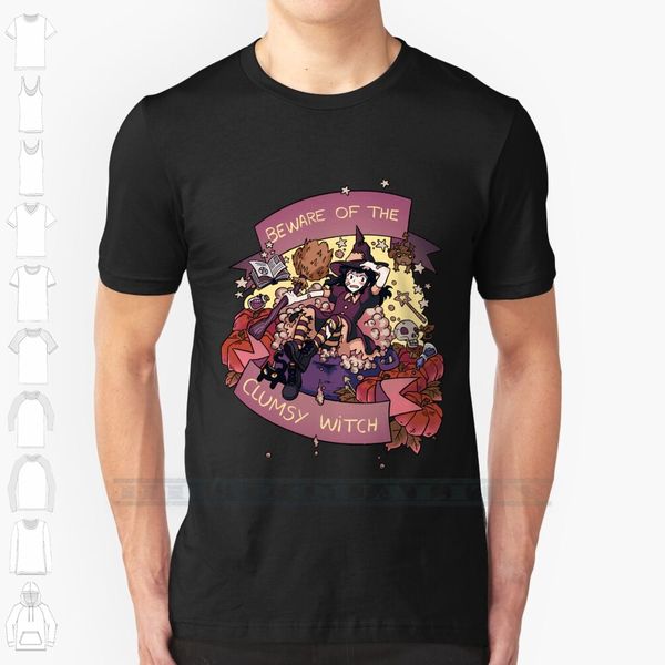 

beware of the clumsy witch custom design print for men women cotton new cool tee t shirt big size 6xl hooky webtoon