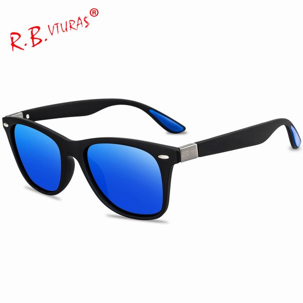 

rbvturas 2020 polarized sunglasses men's driving rays male sun glasses for men retro luxury women brand designer uv400 eyewear, White;black