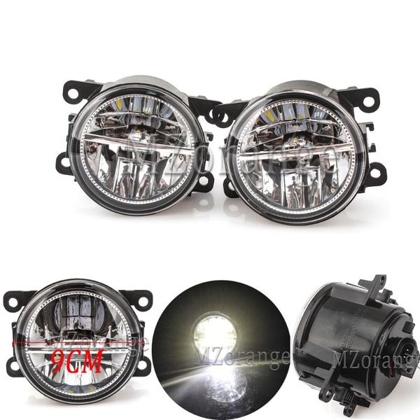 

2pcs led fog lights lamps for 207 307 407 607 3008 sw cc van 2000-2013 foglight fog lamp assembly super bright light