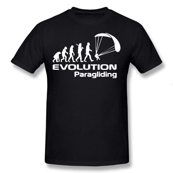 

midnite star tees evolution paragliding graphic t shirts paraglider parachute basic male cotton short sleeve t-shirts adult