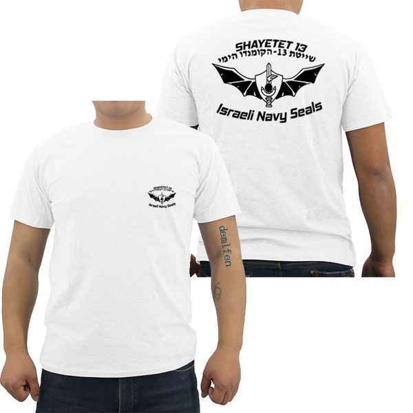 

fashion new israeli israel shayetet 13 special forces navy sayeret matkal t-shirt men short sleeve t shirt cool tees