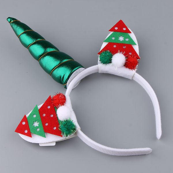 

симпатичные рождество unicorn horn уши оголовья toddlers \ партия костюм подарок, Blue