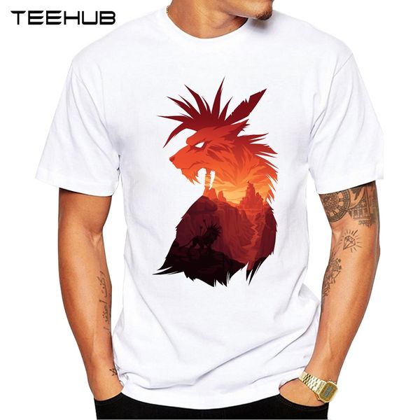 

teehub men's new fashion the canyon's guardian tiger design short sleeve t-shirt cool printed hipster tee shirts