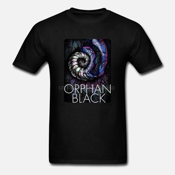 

orphan black season 4 poster men's t shirt summer fashion short sleeve tees round neck cotton black white s - 3xl