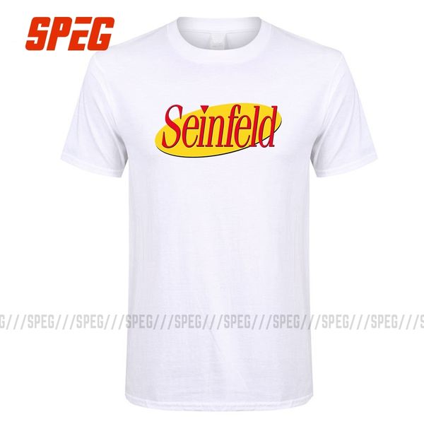 

тенниска вскользь сейнфельд logo мужские o-шея короткая t-shirt личности взрослых дешевые забавные футболки