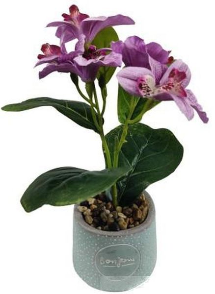 

potted artificial bonsai flower plant for home indoor decoration