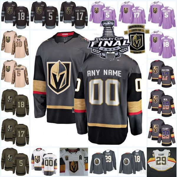 

2019 stanley cup finals 29 fleury custom s-6xl vegas-golden knights lehner stone smith marchessault pacioretty reaves tuch all style jersey, Black;red