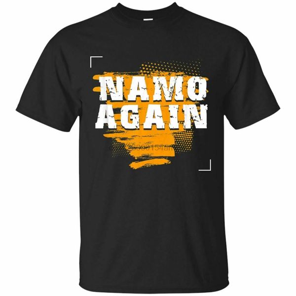 

namo again t shirt narendra modi 2020 supporter black navy size men women s-5xl