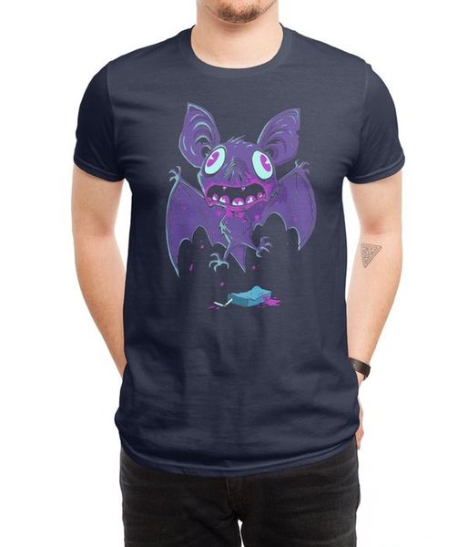 

new men casual printed t shirt fruit bat short sleeve t-shirts tee