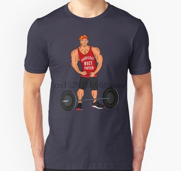 

men tshirt short sleeve hercules whey protein t shirt one neck women t-shirt