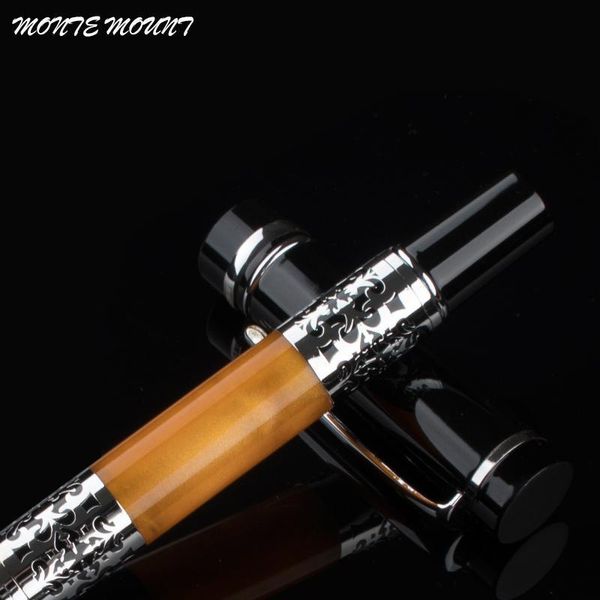 

маунт шариковая ручка целлулоид 675 цветок роликовые silver amber monte bbyfs garden2010, Blue;orange