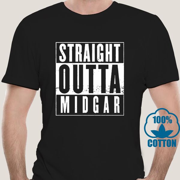 

1812d men t shirt final fantasy vii - black midgar tshirts women t-shirt