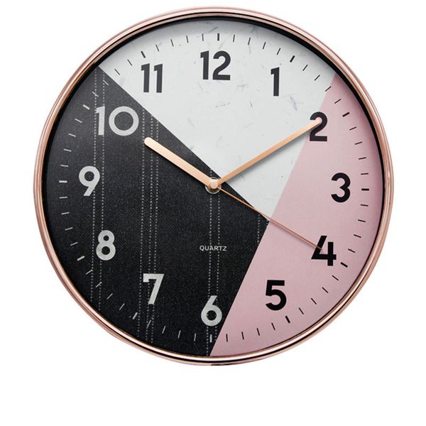 

wall clocks living room home silent clock bedroom modern minimalist quartz punching does not hurt the