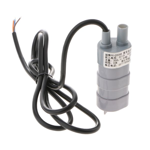 

12v dc 24w micro submersible motor water pump 5m 300l/h for washing