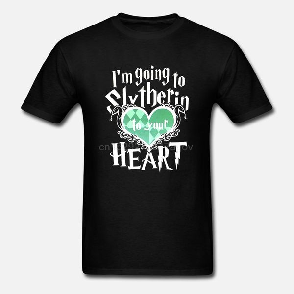 

im going to slytherin to your heart (black t-shirt)(1