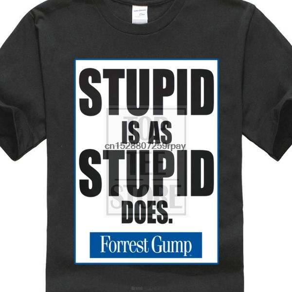 

forrest gump stupid is as stupid does licensed t shirt