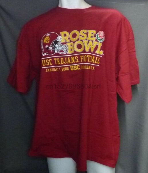 

2008 usc rose bowl short sleeve t-shirt (block letters