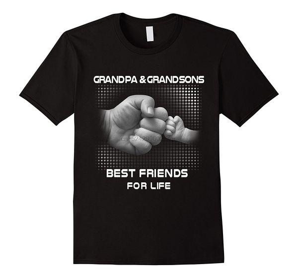 

grandpa grandsons friends for life tshirt father's day(1