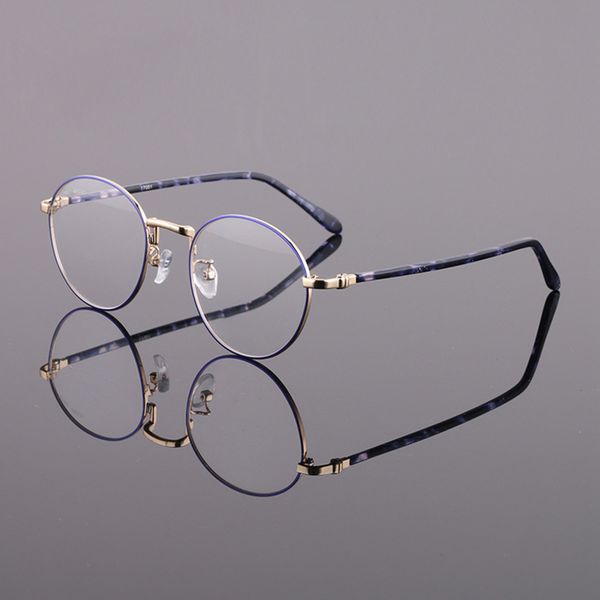

vintage round glasses frame women men 2020 metal retro clear eye glasses optical prescription eyeglasses frames eyewear oculos, Black
