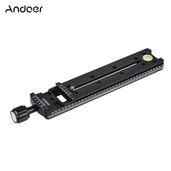 

lighting & studio accessories andoer fnr-200 tripod quick release plate 200mm/140mm/100mm nodal slide rail for arca swiss pography
