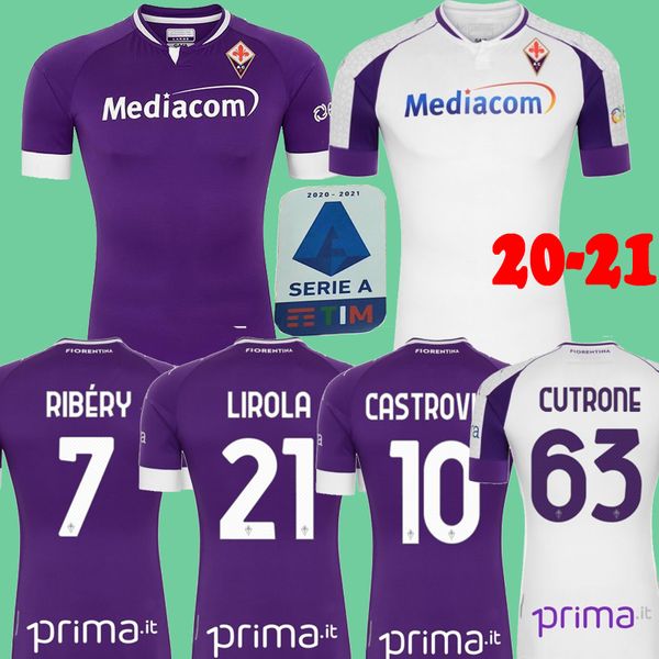 

20 21 fiorentina ribery boateng prince soccer jerseys 2020 2021 kouamé valero erick duncan lirola castrovilli football shirts, Black;yellow
