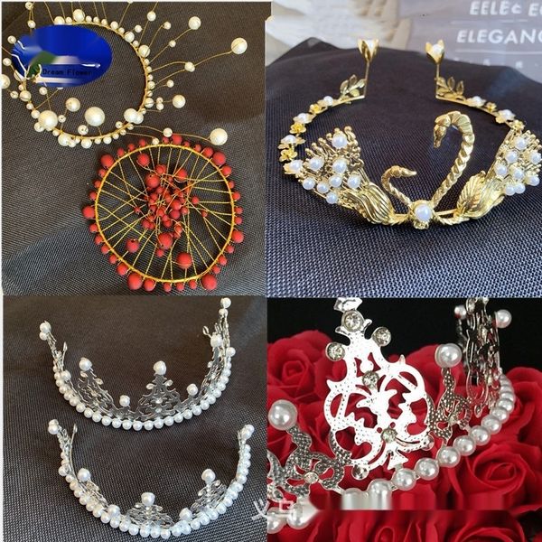 

internet red pearl crown accessories flowersflowers and flowersswan cake rose bouquet decoration accessories flower packaging materials flow