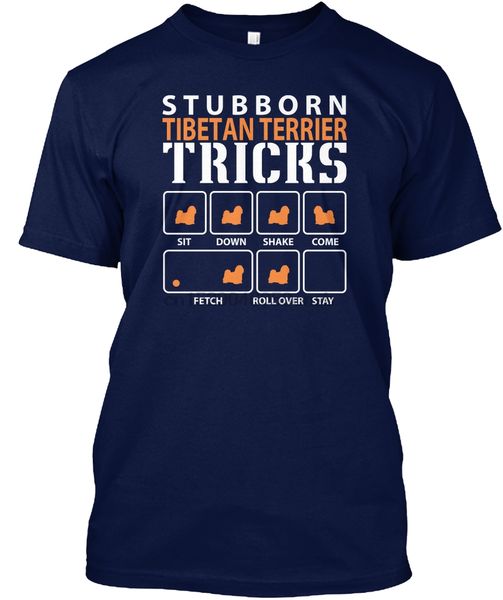 

men t shirt stubborn tibetan terrier tricks funny ti women tshirt