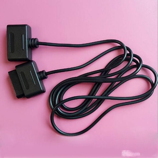 

new 2pcs 6ft extension cable cords for snes super for nintendo 16 bit game controller cable